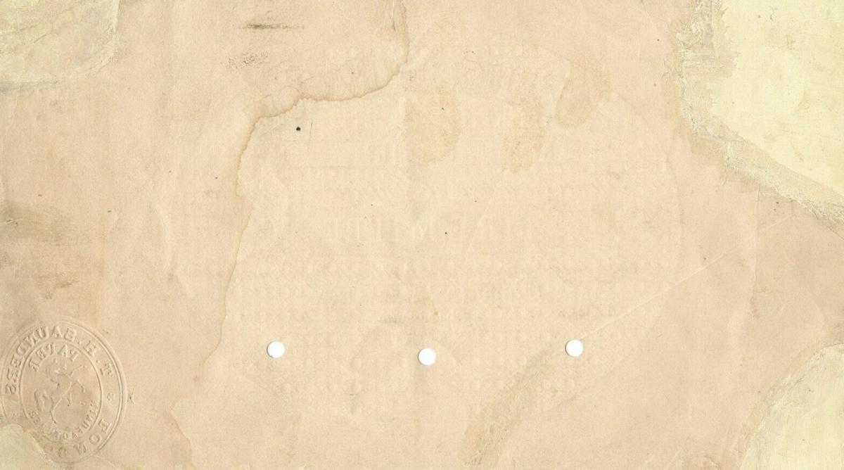 Back of Italian States pS842: 1000 Lire from 1869
