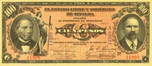 Gallery image for Mexico, Revolutionary pS1048: 100 Pesos