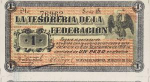 Gallery image for Mexico, Revolutionary pS1060: 1 Peso