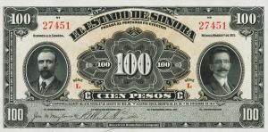Gallery image for Mexico, Revolutionary pS1076r: 100 Pesos