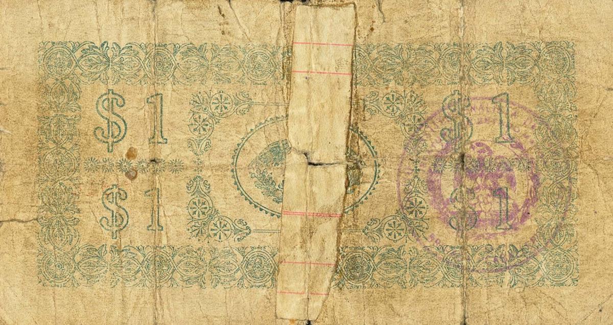 Back of Mexico, Revolutionary pS1084: 1 Peso from 1914