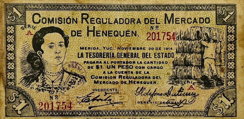 Front of Mexico, Revolutionary pS1122b: 1 Peso from 1914
