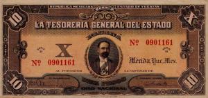 Gallery image for Mexico, Revolutionary pS1138: 10 Pesos