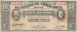 Gallery image for Mexico, Revolutionary pS533c: 10 Pesos