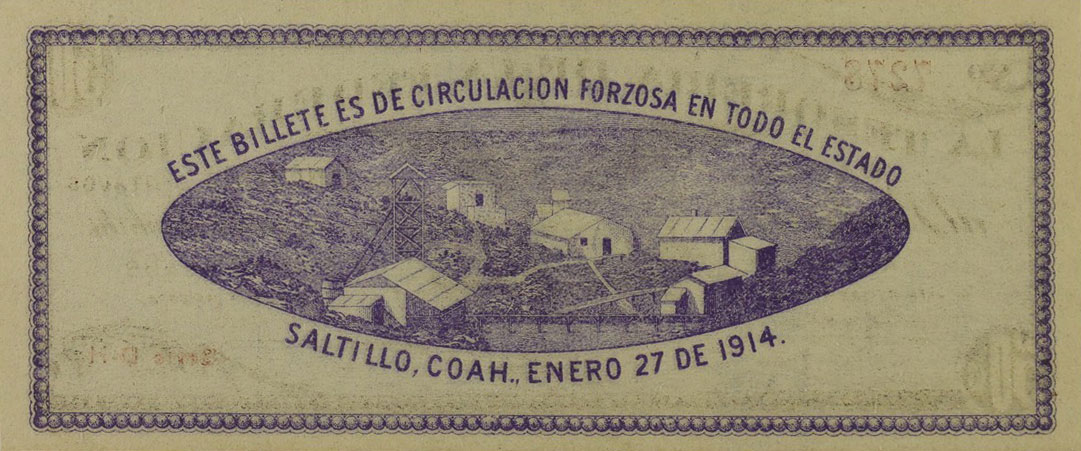 Back of Mexico, Revolutionary pS644: 50 Centavos from 1914