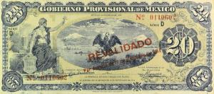 Gallery image for Mexico, Revolutionary pS705: 20 Pesos