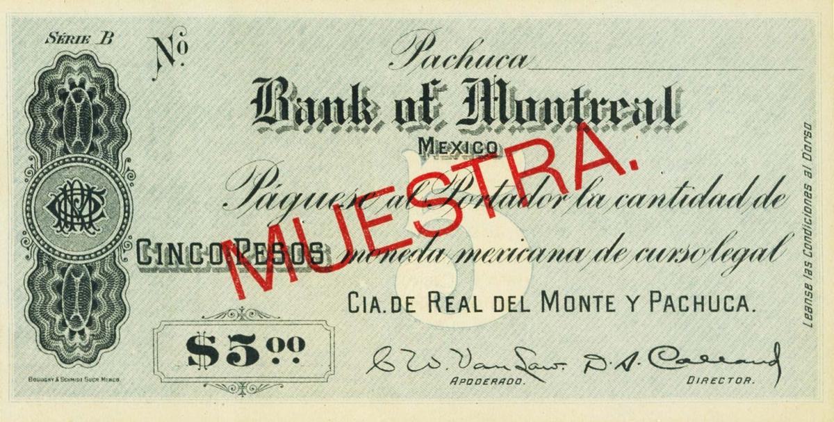 Front of Mexico, Revolutionary pS837s: 5 Pesos from 1915