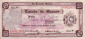 Gallery image for Mexico, Revolutionary pS957a: 10 Pesos