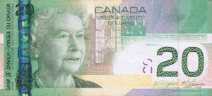 Gallery image for Canada p103e2: 20 Dollars