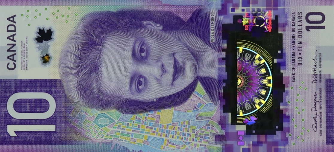 Front of Canada p113c: 10 Dollars from 2018