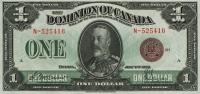Gallery image for Canada p33e: 1 Dollar from 1923