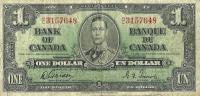 Gallery image for Canada p58d: 1 Dollar from 1937