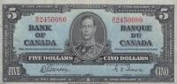 Gallery image for Canada p60b: 5 Dollars from 1937