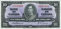 p61a from Canada: 10 Dollars from 1937