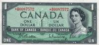 Gallery image for Canada p74b: 1 Dollar from 1954