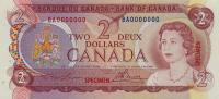 Gallery image for Canada p86s: 2 Dollars
