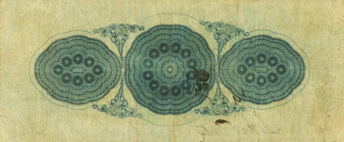 Back of Canada pS2048b: 2 Dollars from 1861