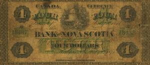 Gallery image for Canada pS616a: 4 Dollars