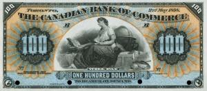 Gallery image for Canada pS964r: 100 Dollars