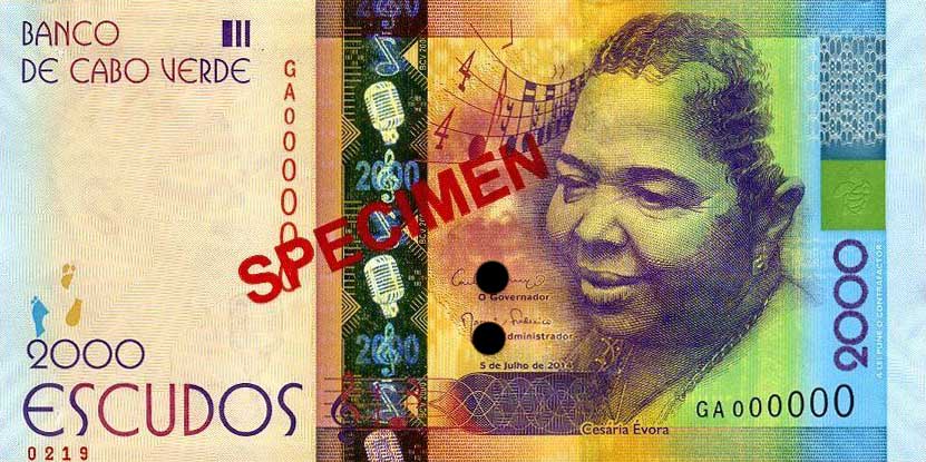 Front of Cape Verde p74s: 2000 Escudos from 2014