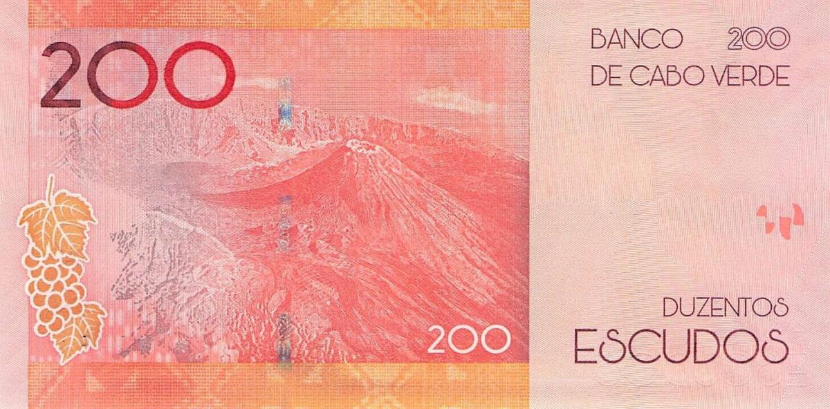 Back of Cape Verde p76a: 200 Escudos from 2019