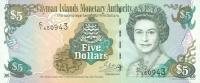Gallery image for Cayman Islands p27a: 5 Dollars