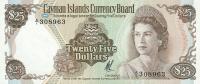 Gallery image for Cayman Islands p4a: 25 Dollars from 1971