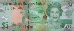 Gallery image for Cayman Islands p39c: 5 Dollars