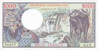 Gallery image for Central African Republic p10: 1000 Francs
