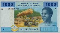 Gallery image for Central African States p407Ab: 1000 Francs
