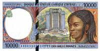 Gallery image for Central African States p605Pf: 10000 Francs