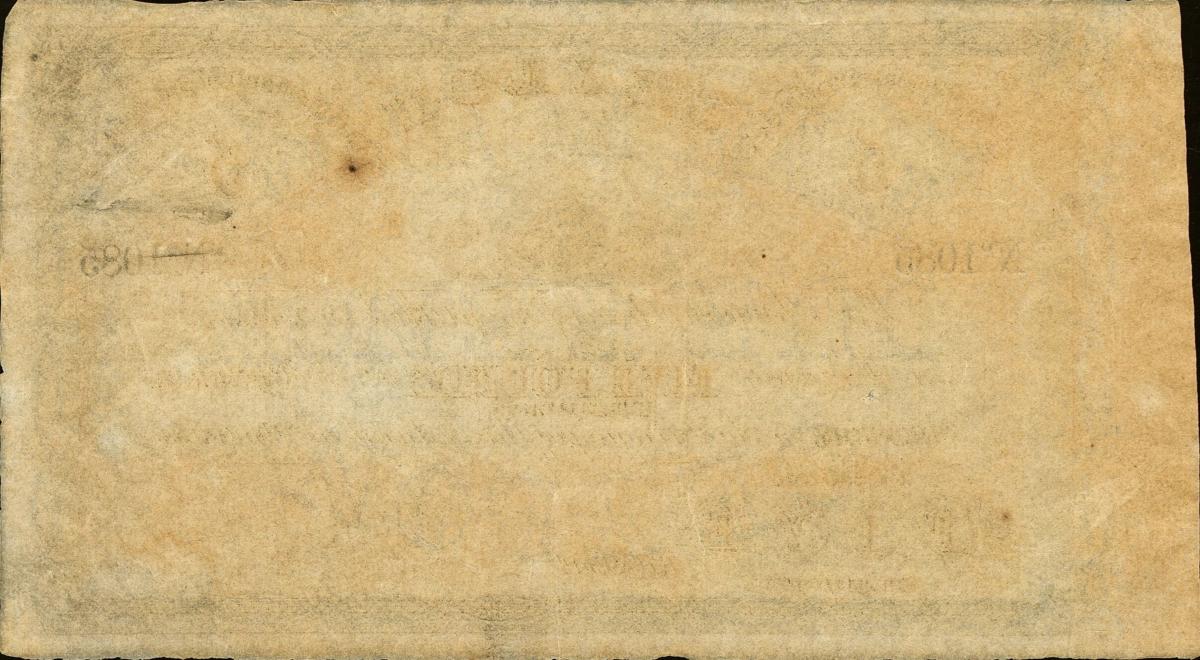 Back of Ceylon p5r: 5 Pounds from 1896