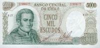 Gallery image for Chile p147b: 5000 Escudos