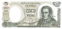 Gallery image for Chile p149a: 5 Pesos