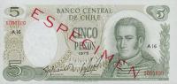 Gallery image for Chile p149s: 5 Pesos