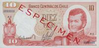 Gallery image for Chile p150s: 10 Pesos