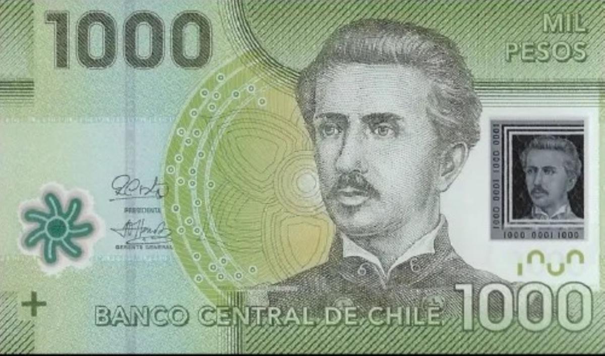 Front of Chile p161l: 1000 Pesos from 2025