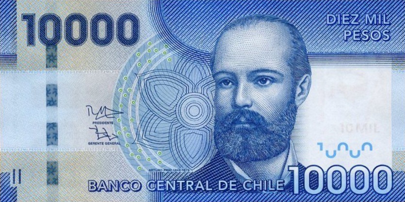Front of Chile p164d: 10000 Pesos from 2013