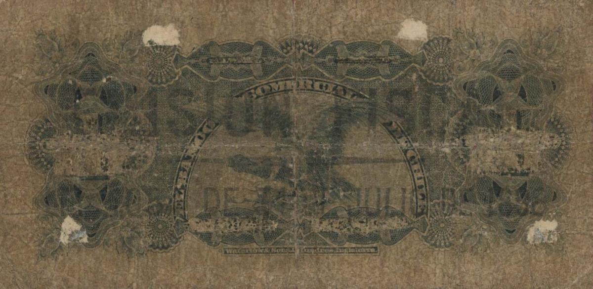 Back of Chile p30: 1 Peso from 1898
