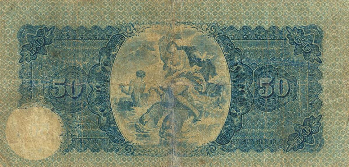 Back of Chile p65: 50 Pesos from 1917