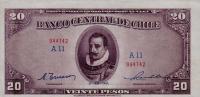 Gallery image for Chile p93b: 20 Pesos