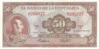 Gallery image for Colombia p402a: 50 Pesos Oro
