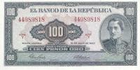 p403b from Colombia: 100 Pesos Oro from 1960