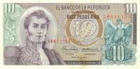 Gallery image for Colombia p407b: 10 Pesos Oro
