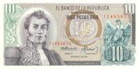 Gallery image for Colombia p407d: 10 Pesos Oro