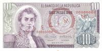 Gallery image for Colombia p407s: 10 Pesos Oro