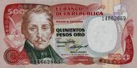 Gallery image for Colombia p423c: 500 Pesos Oro
