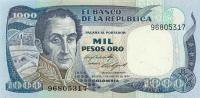 Gallery image for Colombia p424b: 1000 Pesos Oro