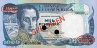 Gallery image for Colombia p424s: 1000 Pesos Oro