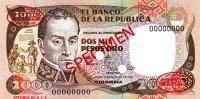 Gallery image for Colombia p430s: 2000 Pesos Oro